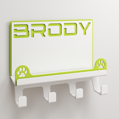 Dog Apparel Hanger - 01 - Personalized - One Dog