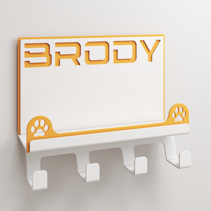 Dog Apparel Hanger - 01 - Personalized - One Dog