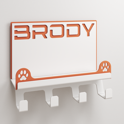 Dog Apparel Hanger - 01 - Personalized - One Dog