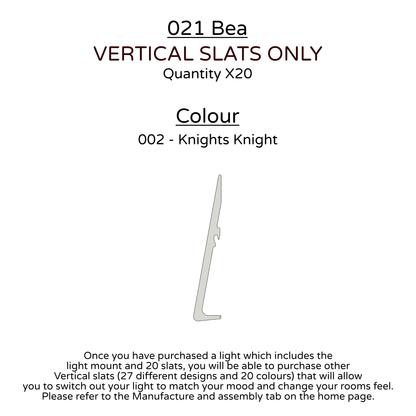 Ceiling Light - Vertical Slats - 021 Bea