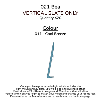 Ceiling Light - Vertical Slats - 021 Bea