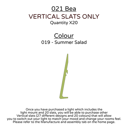 Ceiling Light - Vertical Slats - 021 Bea