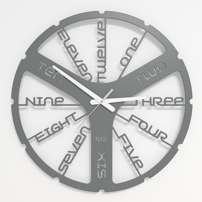 Wall clock - Floating - 001 - Clockwork Whispers
