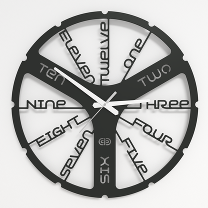 Wall clock - Floating - 001 - Clockwork Whispers