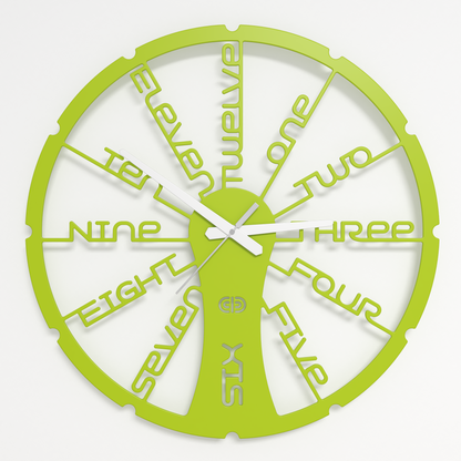 Wall clock - Floating - 002 - Fun Time White