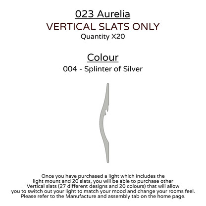 Ceiling Light - Vertical Slats - 023 Aurelia