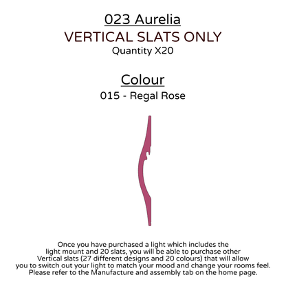 Ceiling Light - Vertical Slats - 023 Aurelia