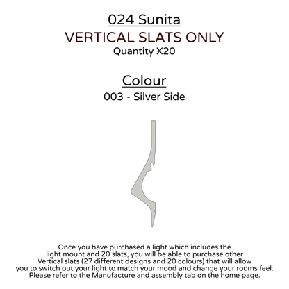 Ceiling Light - Vertical Slats - 024 Sunita