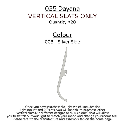 Ceiling Light - Vertical Slats - 025 Dayana