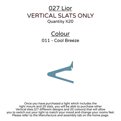 Ceiling Light - Vertical Slats - 027 Lior