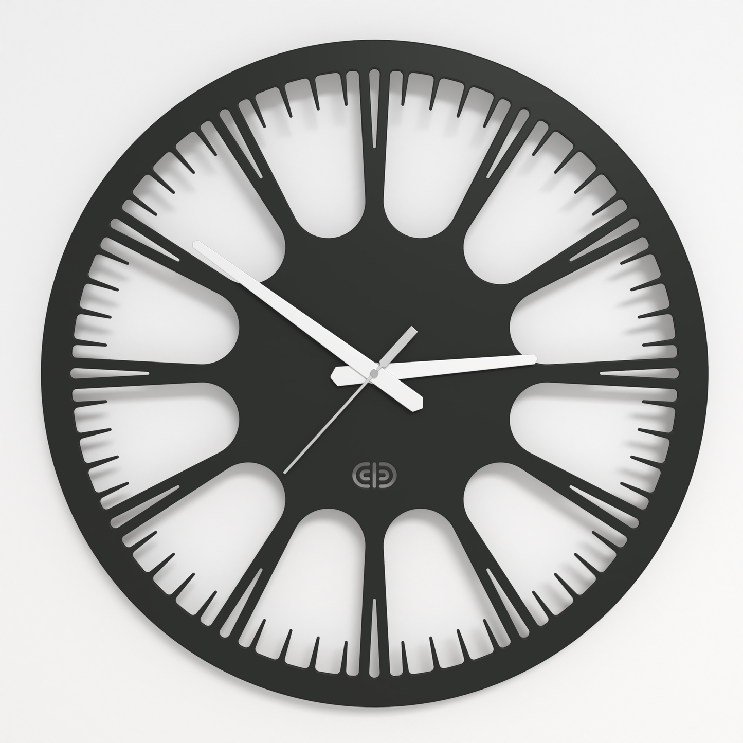 Wall clock - Floating - 007 - Time’s Reflection