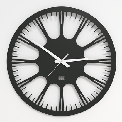 Wall clock - Floating - 007 - Time’s Reflection