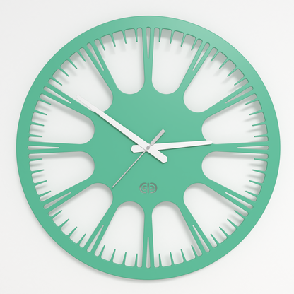 Wall clock - Floating - 007 - Time’s Reflection