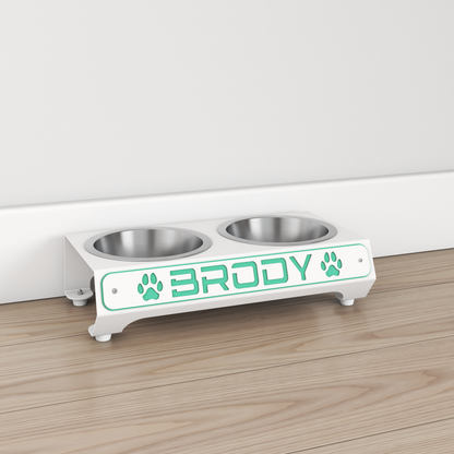 Dog - Personalized Bowl Stand - Medium