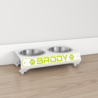 Dog - Personalized Bowl Stand - Medium