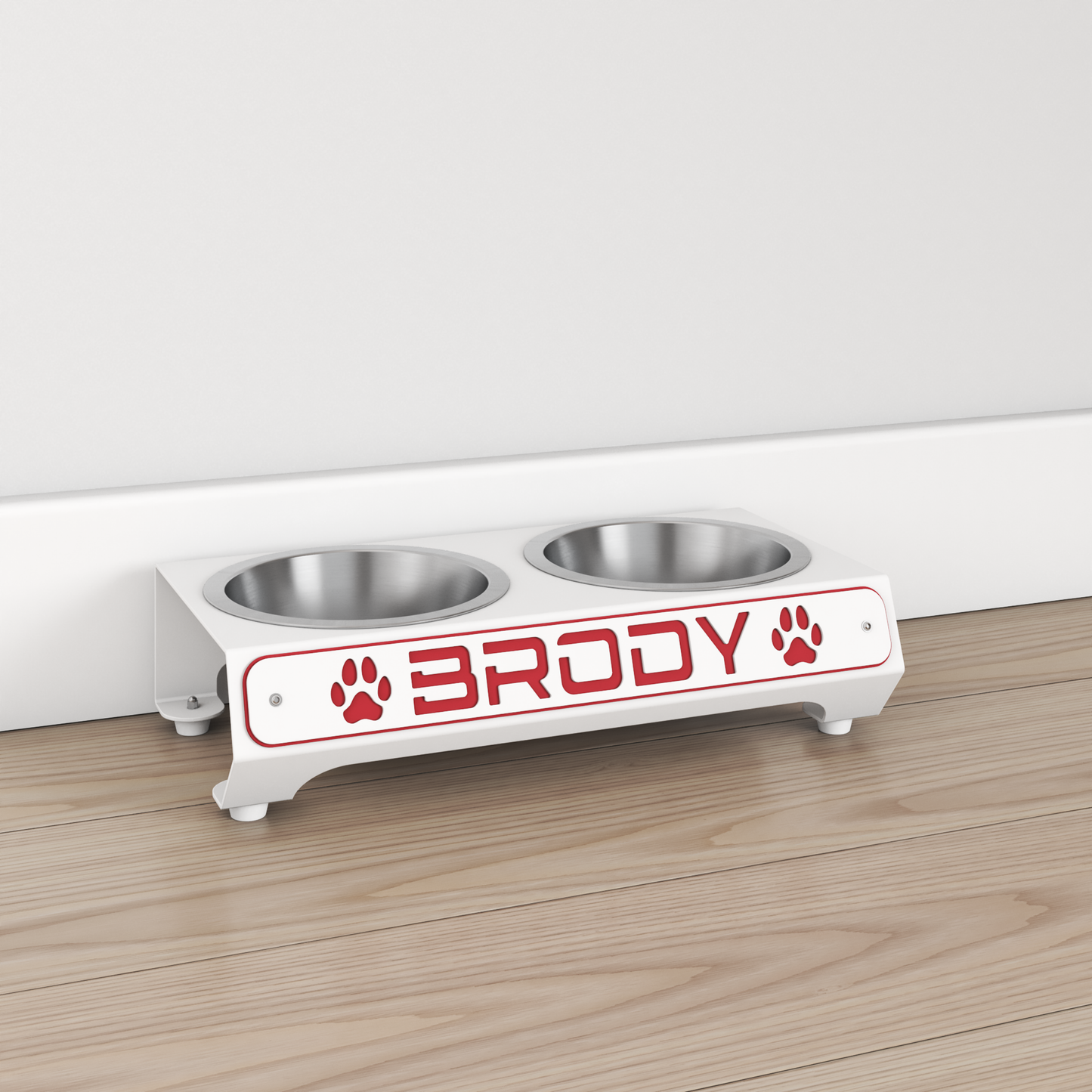 Dog - Personalized Bowl Stand - Medium