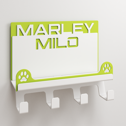 Dog Apparel Hanger - 02 - Personalized - Two Dogs