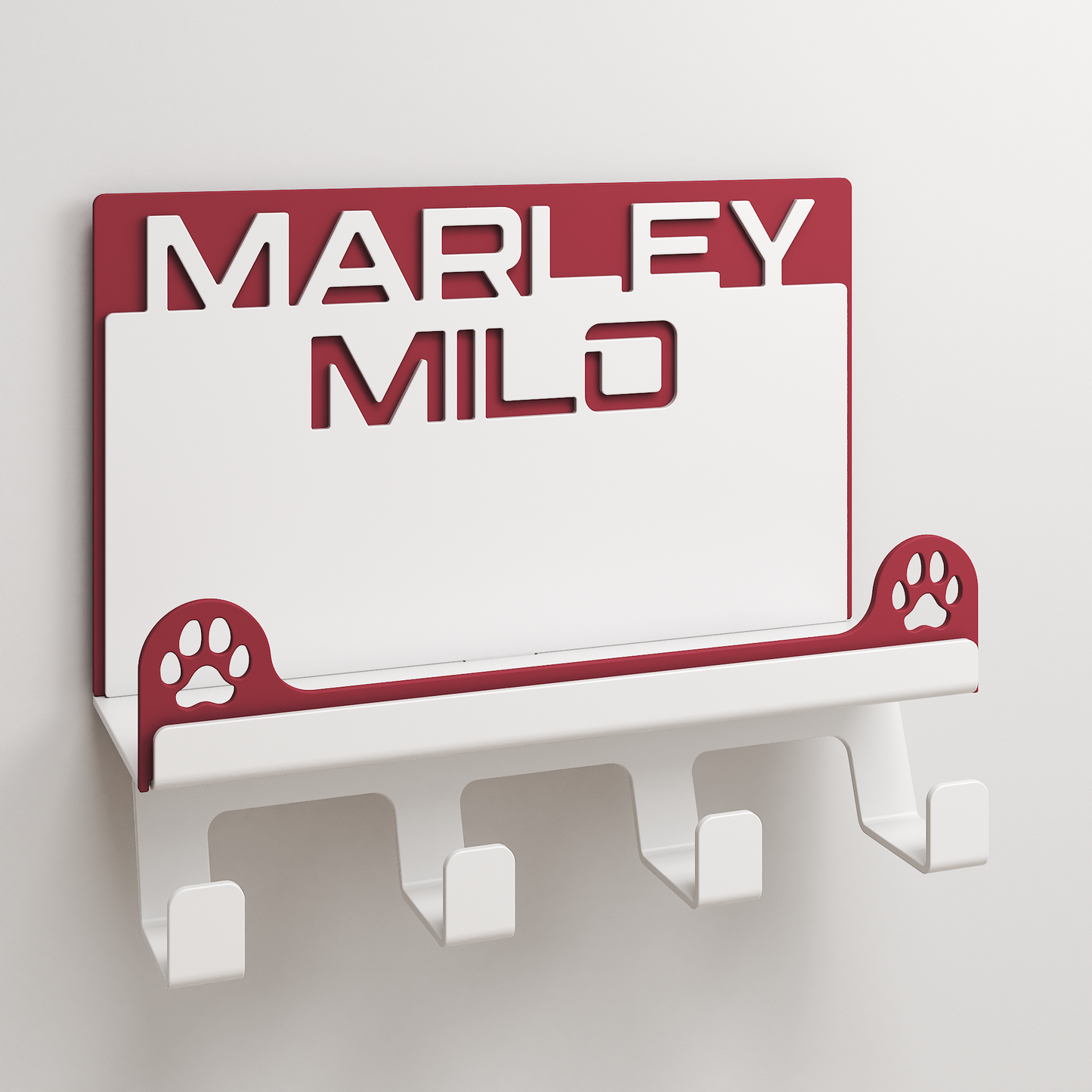 Dog Apparel Hanger - 02 - Personalized - Two Dogs