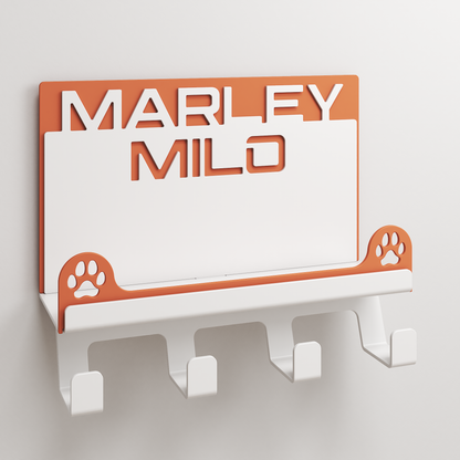 Dog Apparel Hanger - 02 - Personalized - Two Dogs