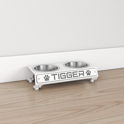 Small Dog/Cat - Personalized Bowl Stand - Small