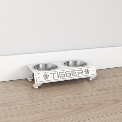 Small Dog/Cat - Personalized Bowl Stand - Small