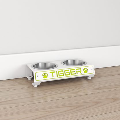 Small Dog/Cat - Personalized Bowl Stand - Small