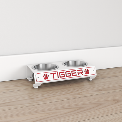Small Dog/Cat - Personalized Bowl Stand - Small