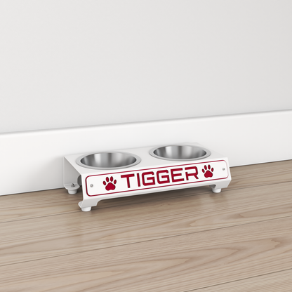 Small Dog/Cat - Personalized Bowl Stand - Small