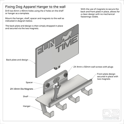 Dog Apparel Hanger - 04 - Fun Time
