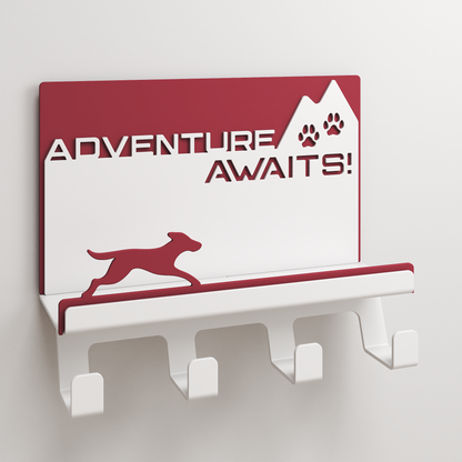 Dog Apparel Hanger - 06 - Adventure awaits!