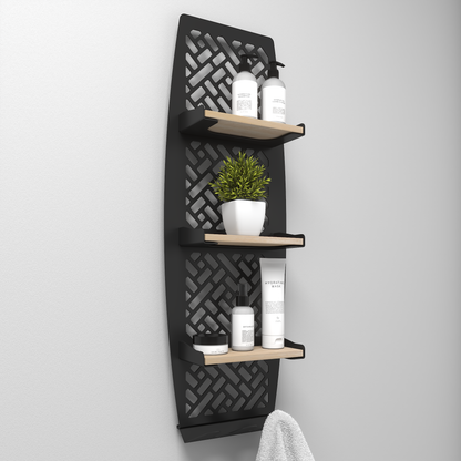Floating shelf - 01 - Zig Zag