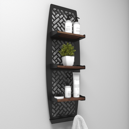 Floating shelf - 01 - Zig Zag