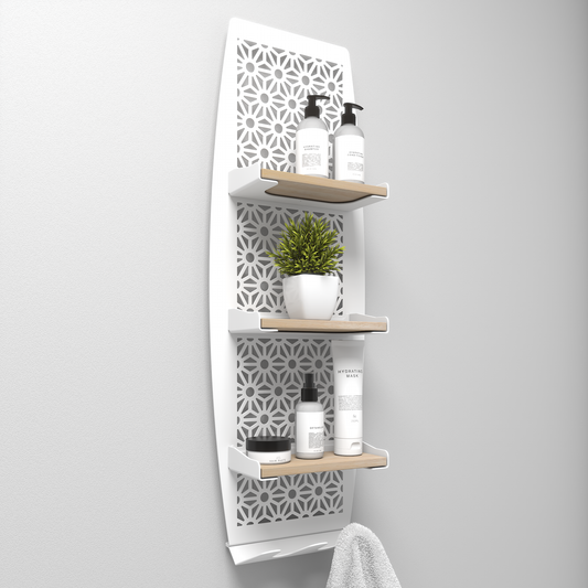 Floating shelf - 012 - Snowflake