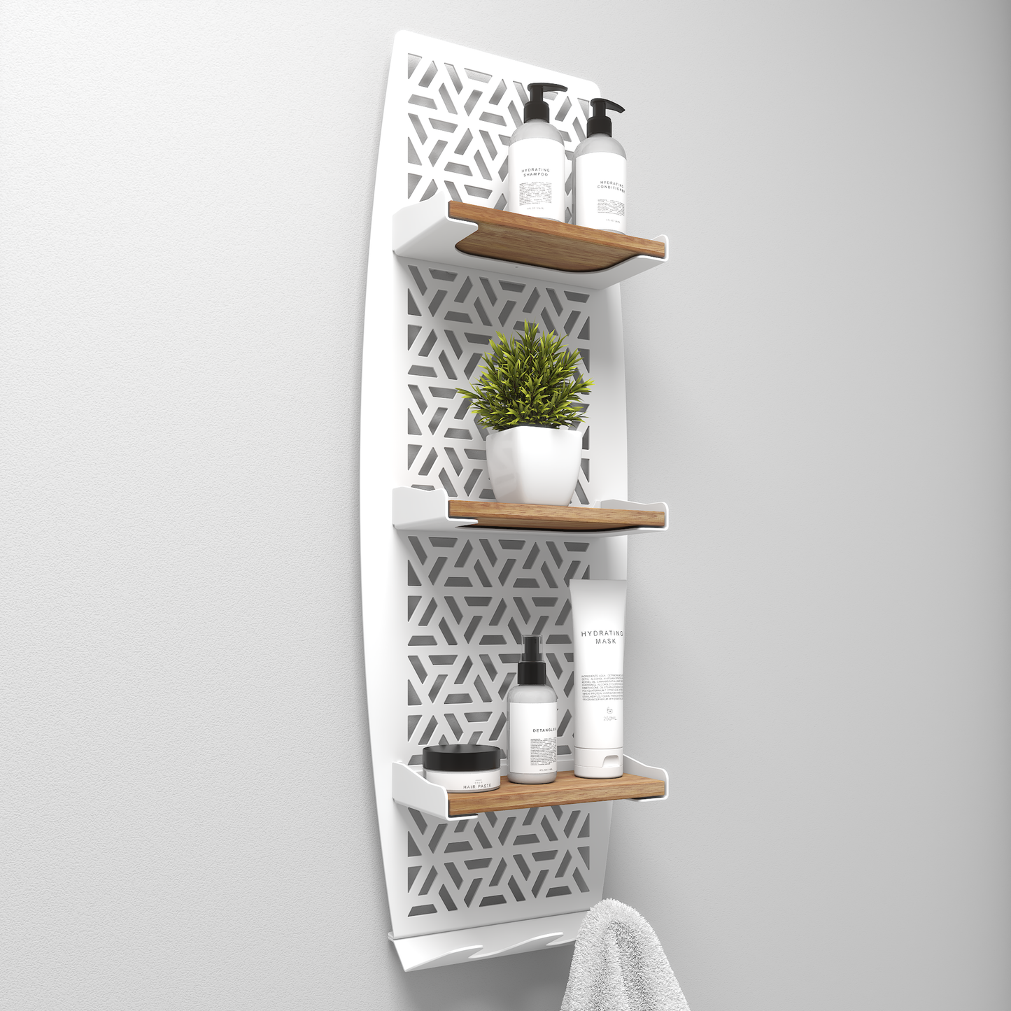 Floating shelf - 06 - Triangles