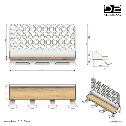 Jacket Rack - 017 - Shells