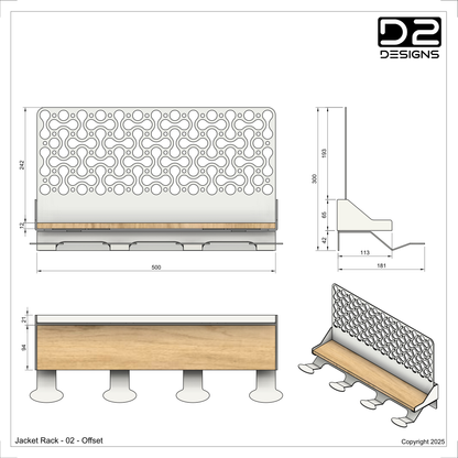 Jacket Rack - 02 - Offset