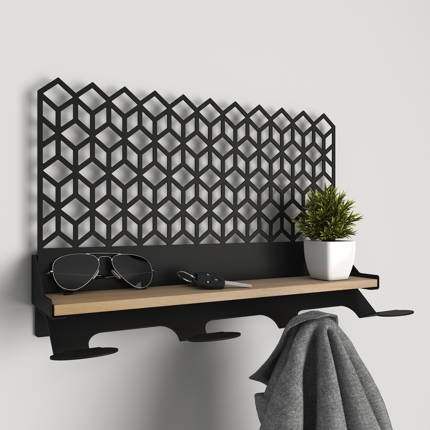 Jacket Rack - 011 - Cube