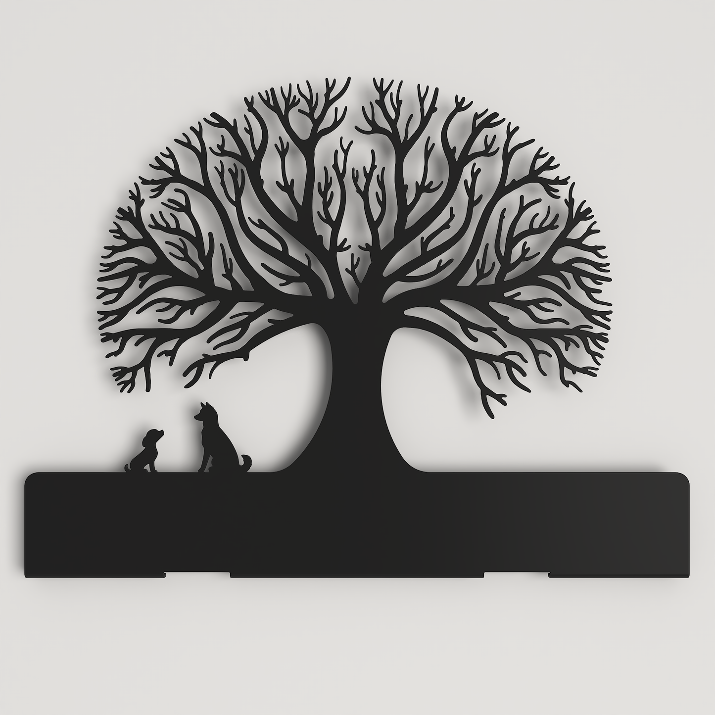 Jacket Rack - 04 - Dogs under Tree