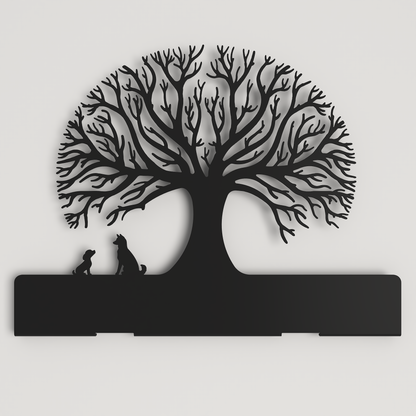 Jacket Rack - 04 - Dogs under Tree