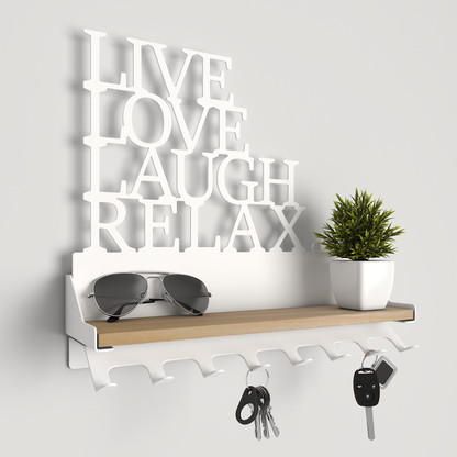 Key Rack - 020 - Live Love Laugh Relax 01