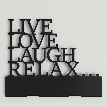Key Rack - 020 - Live Love Laugh Relax 01