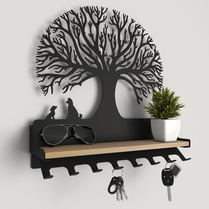 Key Rack - 04 - Dogs under Tree