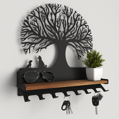 Key Rack - 04 - Dogs under Tree