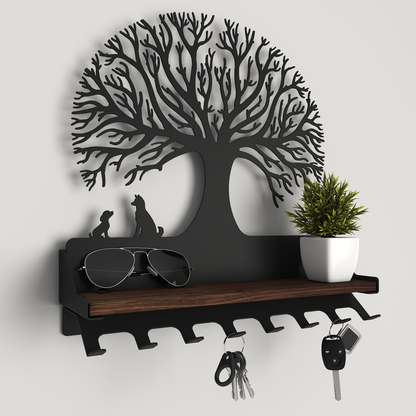 Key Rack - 04 - Dogs under Tree