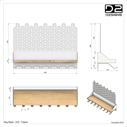 Key Rack - 010 - Tripod