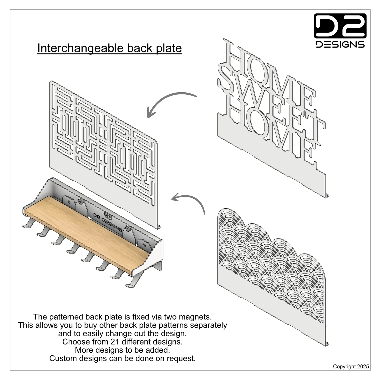 Key Rack - 01 - Zig Zag