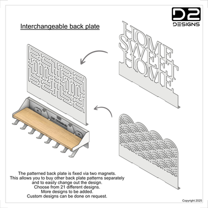 Key Rack - 01 - Zig Zag