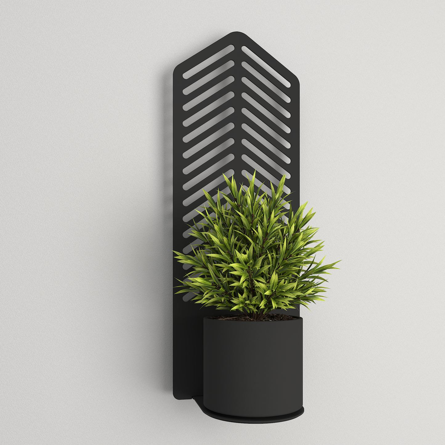 Plant shelf - 08 - Chevron