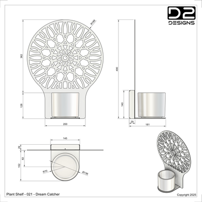 Plant shelf - 021 - Dreamcatcher