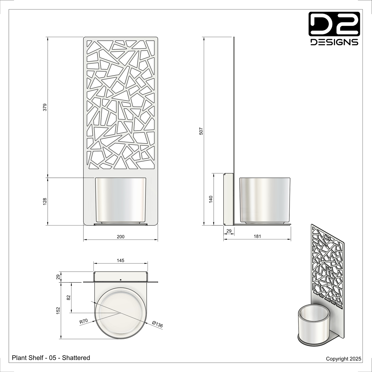 Plant shelf - 05 - Shattered